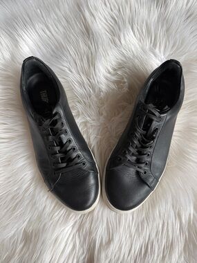 Thursday Boot Company Black Leather Low-Top Sneakers Womens 9